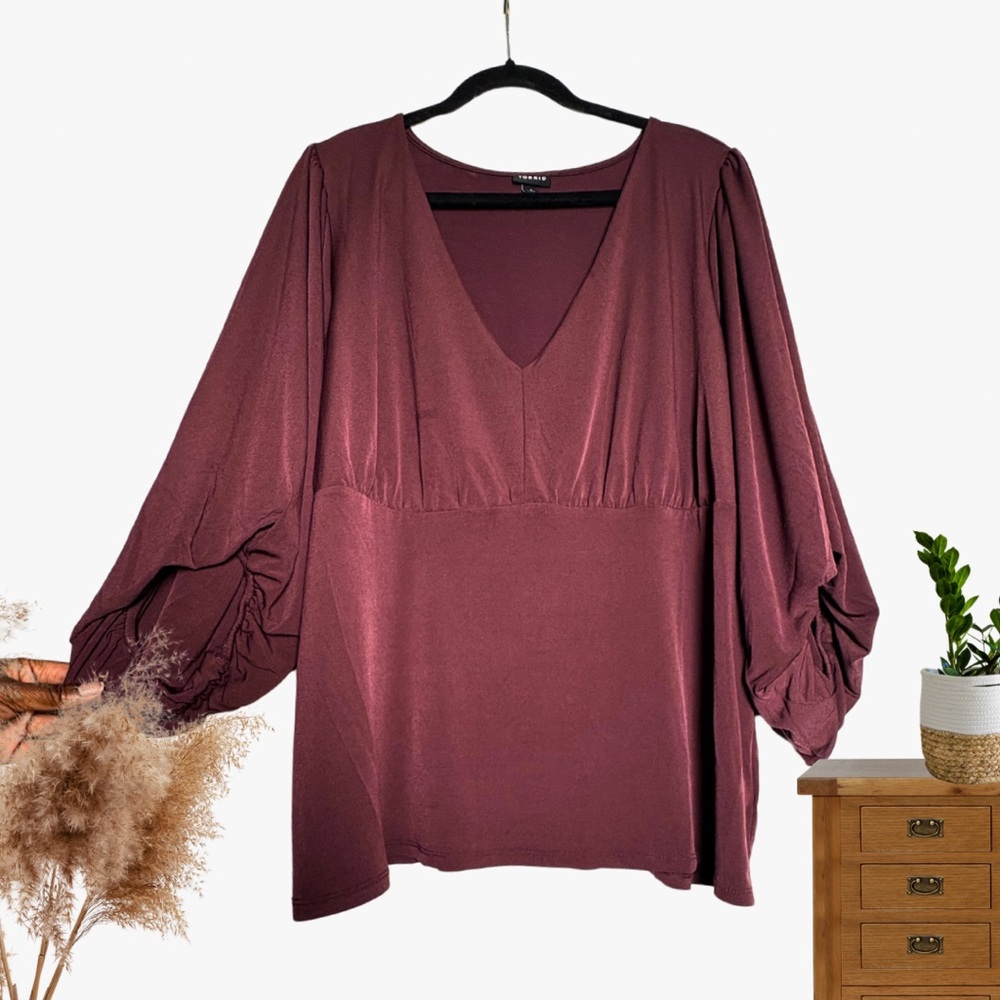Elegant Plum Women's Top